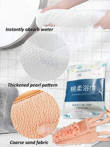 2 pezzi Asciugamani da bagno con fiori per scrubbing 2-in-1, asciugamani lunghi per la doccia per uso domestico, accessori speciali per la pulizia del fango, asciugamani a doppia faccia per la schiena, essenziali per campeggio e trekking, grandi asciugamani da bagno monouso ideali per la pulizia domestica, rimozione del trucco, elementi essenziali da viaggio, morbidi e ad asciugatura rapida, salviette detergenti per il viso, asciugamani compatti e spessi, asciugamani da doccia da viaggio portatili