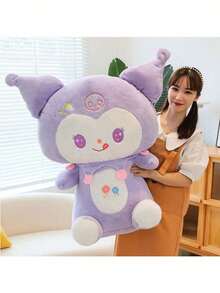 Sanrio Kuromi 毛绒玩具娃娃填充动物枕头，生日礼物，圣诞派对礼物，家居装饰，紫色 - 紫色 - 查看 8