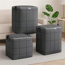 Large Capacity Bag-In-Bag Storage Bag, Large Capacity Outdoor Storage Bag, Suitable For Quilts, Bedding, Clothes And Underwear - Portable, Lightweight, With Zipper And Handle, Easy To Carry, Laundry Basket