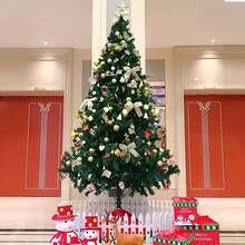 Classic Green PVC Christmas Tree - Indoor/Outdoor Holiday Decor, With Storage Bag, No Assembly Required, Weather-Resistant Design, Suitable For Christmas, Halloween, Easter, Fall/Winter Holidays, Christmas Tree Decoration, Holiday Decor, Elegant Decoration, Easy To Set Up, Home Decor, Best For Christmas, Christmas Tree, Christmas Tree Decoration, Christmas Decoration