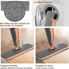 EstiloMopa En Spray, Mopa Spray En Seco Y HúMedo, Mopa Trapeador Con 400ML Atomizador, Cabezal Giratorio 360 ° , 1 Rascador, Para Hogar Suelos De Madera Y MáRmolVersióN Mejorada - 1 - Ver 3