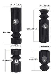 1pc 3D Printed Vase For Dried Flowers Wood Friendly Home Dr From Wood - Baby & Pet Vase Minimalist Design Gift For Her Or Him,Home Decor,Flower Vase,Centerpiece,Table Decor Gifts Birthday Graduation Room Decor Glass Vase