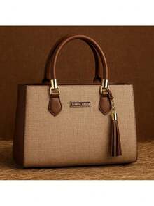 Lorena Vitoria Women's Crossbody Bag Side Bag - Lạc đà - Xem 3