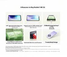 Redmi 14R 全新 5G 智能手机，暗影黑，4GB+128GB/6GB+128GB，官方标配，第二代骁龙 4 - 紫色 - 查看 7