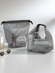 1 Stück/2 Stück/3 Stück/4 Stück/5 Stück wasserdichte Tasche für Badeanzug und Handtücher, wasserdichte Kleidertasche mit Griff, Reißverschluss, aus Oxford-Gewebe, für Outdoor-Sport, wasserdichter nass-trocken Sack, für Reise, Gym, Strand, Kreuzfahrt, Schulsachen, Handyhülle, wasserdichte Tasche, Outdoor-Sport, Strandhandy Schutztasche, Reiseaccessoires, Urlaubstasche, Schultasche, Kosmetiktasche, Kulturtasche, große Kapazität für Damen und Herren