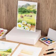 80 Sheets Watercolor Paper Bulk 110 Lb 230 GSM Cold Press Paper White Water Color Paper For Child Students Adults Artists Drawing Wedding Gift Cards 5 X 7 Inch - White - View 5