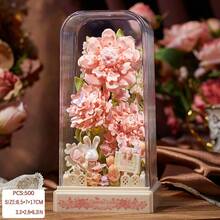 500+ piezas de cubiertas decorativas de flores cuadradas hechas a mano, adecuadas para flores de rosa en el Día de San Valentín, flores de orquídea, flores de clavel en el Día de Acción de Gracias, flores de jazmín