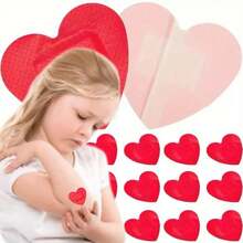 15/25/35/45/65/85pcs Red Heart-Shaped Bandages, Wound Protection | Wound Dressing | Flexible Adhesive Cute Bandages, Suitable For Abrasions, Skin Surface Injuries, Prevent Wound Infection, Romantic Valentine's Day Gift