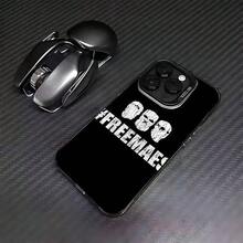Custodia per iPhone Omerta 47, custodia per iPhone del cantante Omerta 47 O-OmertaES 47 M-Maes, per iPhone 16 15 14 13 12 11 Pro Max, nera opaca, ultra sottile, morbida, caramella - Z1 - Visualizzare 2