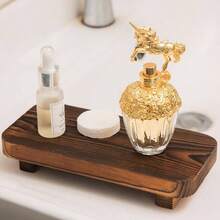 Wood Risers Decor Display, Bathroom Counter Sink Decor, Dish Soap Tray Wood Tray Kitchen Counter, Small Wooden Soap Stand, Wood Soap Pedestal, Soap Dispenser Stand Modern Farmhouse
