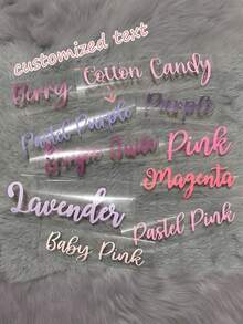 1pc Customized Name Sticker - Transparent Self-Adhesive Label, Suitable For Cups, Water Bottles, Laptops, Gift Bags And Wedding Decorations - Rectangular Design, Easy To Stick, Personalized Decal, Fashionable Font, Ideal For Stationery Lovers, Available In Multiple Colors: Black, White, Yellow, Green, Colorful, Pink, Gold, Red, Christmas Styles - Multicolor - View 3
