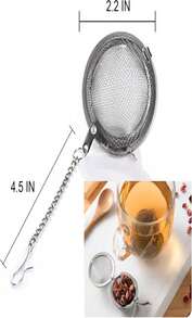 2PCS Premium Tea Infusers For Loose Leaf Tea - Upgraded Tea Strainers And Tea Balls For Flavoring Herbal Spices And Seasonings - Màu B - Xem 2