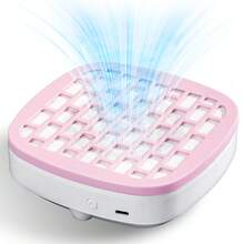 Nail Duster Collector, Nail Dust Collector For Acrylic Nails, Nail Dust Fan Nail Cleaner For Manicure - Nail Vacuum Cleaner Powerful Dust Extractor Low Noise,Gel Nails Polishing Salon Home Use,Pink - 粉色 - 查看 8