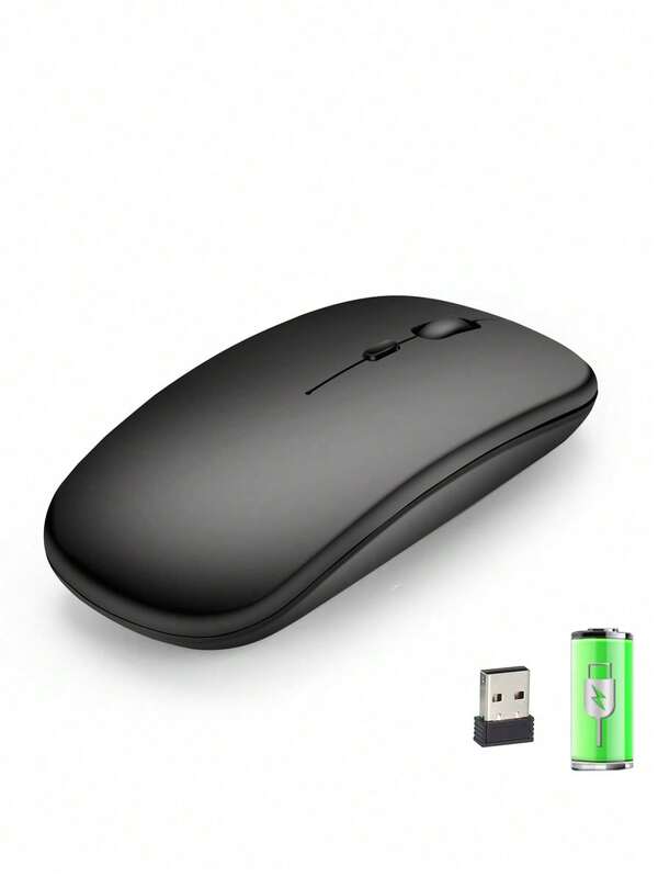 Upgrade Your Computer Experience With Rechargeable Wireless Mouse - 2.4Ghz Silent For & Optical Mouse For Laptop