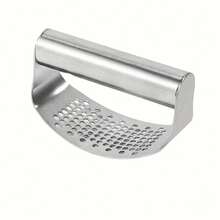 Garlic Press Crusher, Garlic Masher, Stainless Steel Garlic Press, Garlic Chopper, Easy To Clean, Convenient To Carry And Store, Kitchen Gadget, (Suitable All Four Seasons)