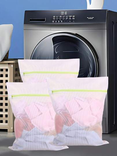 1/3/5pcs Thick Washing Machine Dedicated Laundry Bags-Clothing Anti-Entanglement Anti-Knotting Washing Bags For Underwear Bra Sock And Lingerie Protection, Household Laundry Organizer, Durable Mesh For Delicate Garments, Prevents Snags And Friction, Ideal For Daily Laundry, Travel Kit, Keeps Garments Separate, Easy To Use, Perfect Gift Idea For Valentine's Day And Mother's Day, Enhance Laundry Confidence With Clear Visibility And Quick Load In Any Washer