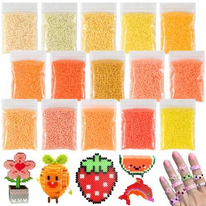 2000 piezas Cuentas de fusión de 2.6mm Mini Pixel Puzzle Cuentas de hierro Cuentas de fusión DIY de alta calidad, regalo hecho a mano, juguete educativo