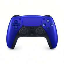 PlayStation PS5 DualSense無線手把 沉浸式觸覺回饋自適應板機 未來感光條設計高能量遊戲配備優選 鈷晶藍 - 鈷晶藍 - 查看 8