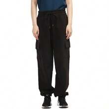 Puma 女士針織運動長褲寬鬆透氣束腳工裝褲