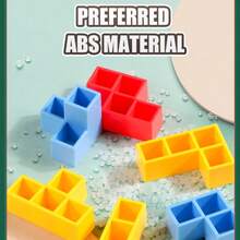 Juego de equilibrio y apilamiento navideño, juego interactivo para padres e hijos, juego de construcción de torres de equilibrio, juego de rompecabezas de torre de equilibrio, juego de fiesta navideña, regalo de Halloween, regalo de Navidad - Multicolor - Ver 8