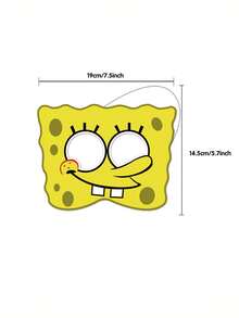 SPONGEBOB 6/12/24 قطعة نظارات ونصف أقنعة وجه مزينة بشخصيات كرتون سبونج بوب وأصدقائه مثل باتريك ستار وسكويدوارد وسندي تشيكس وسيد يوجين كرابس، أدوات تصوير وديكور لحفلات عيد الميلاد والمناسبات العائلية