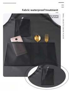 新款防水防污围裙，适用于厨房、宠物店、理发店、男女通用工作服