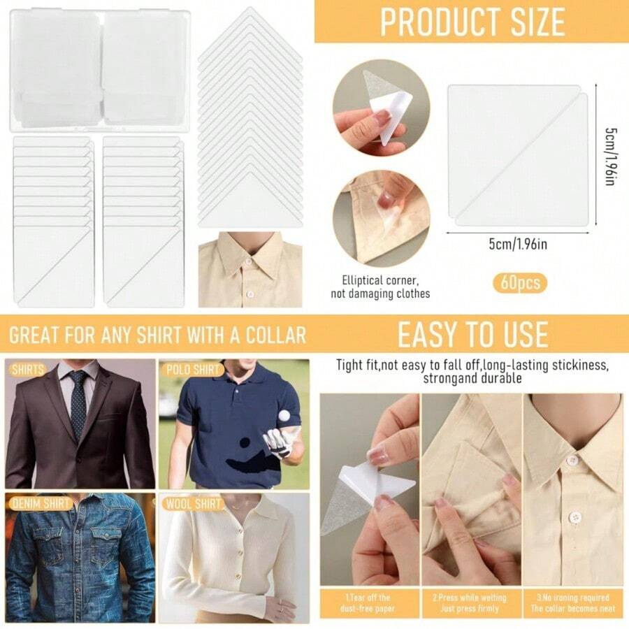 Polo Shirt Collar Stays