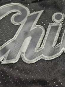 男子篮球短裤 23 黑色刺绣拉链口袋训练休闲运动短裤