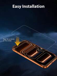 2片装钢化玻璃屏幕保护膜，兼容 17、17 Pro、17 Pro Max、17 Air、16、16 Plus、16 Pro、16 Pro Max、15、14、13、12、11 Pro Max、X、XS、XR、Mini、7、8、14 Plus，也兼容14、15 Pro Max - 無色 - 查看 4