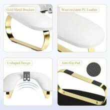 Ergonomic U-Shaped Nail Art Pillow With Phone Holder, Portable Manicure Stand & Wrist Support Pad – Comfortable Nail Polish Application Tool, Non-Slip Design, Stylish Beauty Accessory For Home & Travel