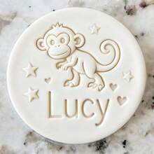 Customized Text Cake Decorations, DIY Cutting Molds, Frosting Cake Templates, Wedding Clay Fondant Embossing Tools, Name Cake Molds, Handmade Cookie Embossing Stamps