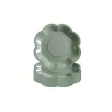 10 piezas/20 piezas/50 piezas/Set, Plato, vaso y toalla de papel de color verde salvia, Vajilla desechable de 9"x7" con plato en forma de abanico, Plato desechable de color verde salvia adecuado para fiestas, cenas, bodas, bautizos, revelación de género, plato para tarta de cumpleaños, fiestas festivas, comidas en grupo