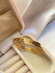 6.5cm Stainless Steel Jewelry Set, Bracelet, Earrings, Women's Accessories, Stainless Steel Earrings, Stainless Steel Earrings, Women's Accessories, Christmas, Halloween, Gold Jewelry, Wedding Accessories