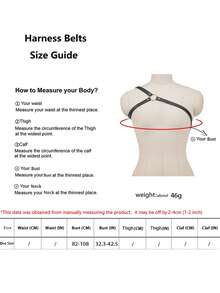 Leather Leg Harnesses For Women,Thigh Harness,Leather Leg Harness,Halloween Costumes,Ladies' Harness Leather - Black - View 9
