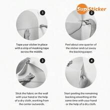 1 Roll 2pcs PVC Material 17.72X70.87inch Modern Minimalist Style Arched Wall Decals, Self-Adhesive Removable Wallpaper, Thick Wear-Resistant Wall Stickers, Suitable For Bedroom Headboard, Entryway, Living Room Backdrop, Furniture Side, For Home Decor, Space Renovation And Renewal Wall Paper Wall Decor Room Decor Wallpaper Peel And Stick