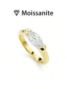 1pc Women's Wedding Ring, Horus Eye Ring, 2.7g 925 Sterling Silver, 1 Carat Moissanite, Bohemian Palace Style, Luxury Engagement, Wedding, Anniversary, Valentine's Day Gift, Comes With Moissanite Certificate And Elegant Gift Box - 1ct Moissanite - View 10