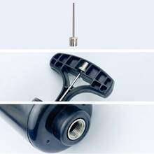 2pcs Portable Mini Pump, Balloon, Swimming Ring, Basketball, Volleyball, Football Inflation Device (Black), Beach Essentials, Beach Accessories, Pool Float