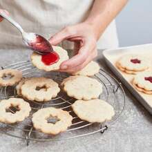 8pcs Christmas Cookie Cutter Set, Mini Stainless Steel Cookie Molds - Christmas Tree, Snowman, Reindeer, Gingerbread Man, Snowflake, Teddy Bear, Shooting Star, Bell, For Baking Jam Cookies, Cupcakes, Candies, Christmas, Birthday Party, Winter Holidays - Silver - View 6