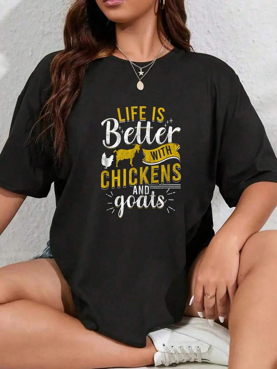 Camiseta de Navidad de Invierno con Copos de Nieve de la Abuela de la Cumpleañera - Otoño 100% algodón, camiseta de cuello redondo con estampado de árbol de Navidad, top de Navidad para mujeres - Verde - Ver 1