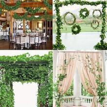 24 Pack 172 FT Artificial Ivy Garland Greenery Outdoor Faux Plants Leaf Garland Fake Vines For Bedroom Aesthetic Home Garden Office Wedding Wall Decor