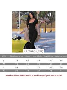 Mono deportivo de manga corta con cuello cuadrado para mujer de unicolor, de corte ceñido de moda - Negro - Ver 9