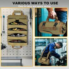 Roll Bag, Roll Bag Bag Portable Foldable Rollup With Rollable Carrying Toolbag, Dad Khaki - 卡其色 - 查看 4