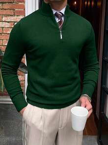 Old Money Men Style Men's Fashion Goes With Everything Turtle Neck Pullover Sweater