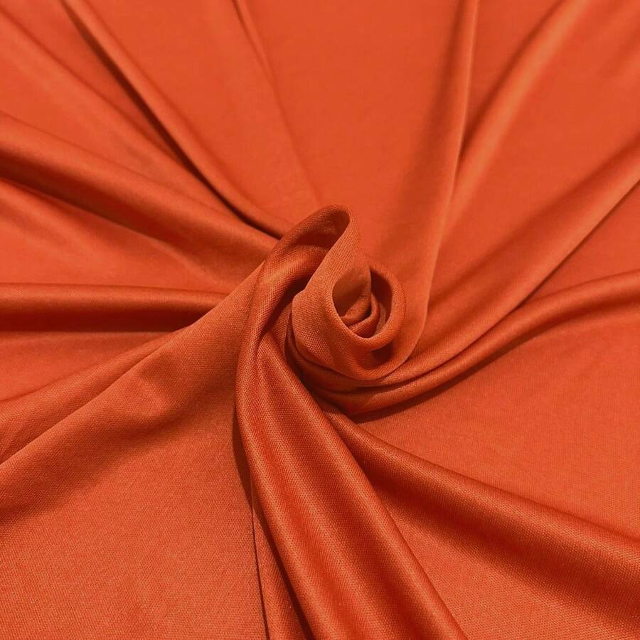 Helanca Light Mesh Fabric 1.80m Width For Curtain Party Decoration Tablecloth - Laranja Terracota - 查看 1