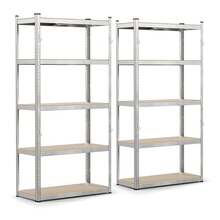 Garage Storage Racks - סט של 2 עם ווים - ראה 8