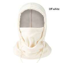 1pc Thick Thermal Lined Men's Scarf - Heavy Duty Windproof Warm Neck Gaiter, Breathable Polyester Knit Fabric, Suitable For Cycling, Outdoor Activities, Skiing, Motorcycle Riding - Versatile Design: Scarf/Neck Warmer/Balaclava 3-In-1 Multi-Functional, Suitable For Winter