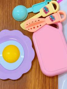 10 Piece Play Kitchen Kit For Girls Fun Mini Stove Pan Board Kitchen Candy Toy - 糖果廚房 9 件 - 查看 2