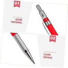 COHEALI Lápiz Mecánico Profesional Para Carpintería Y Dibujo De Ingeniería 2.0 Mm Con Recargas Rojas Y Negras Para Marcado Preciso En Madera Metal Y Plástico - 1 - Ver 7