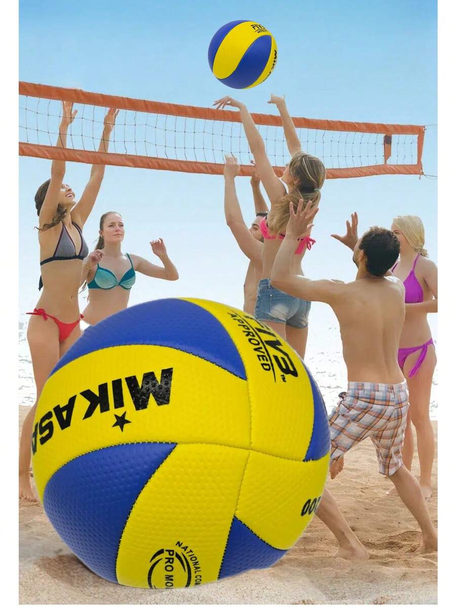 1pc Youth/Teen Volleyball, Training, Inflatable Soft 5# Volleyball, Beach Volleyball For Men & Women, Special Material