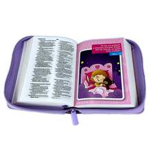 Biblia Para Niñas Mi Gran Viaje De Bolsillo Con Cierre RV1960 Imit Piel Lila - Single Book - View 3